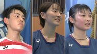 ふたば未来学園・バドミントン部　3人の日本代表もインターハイに闘志を燃やす　見据えるは世界での活躍【福島発】