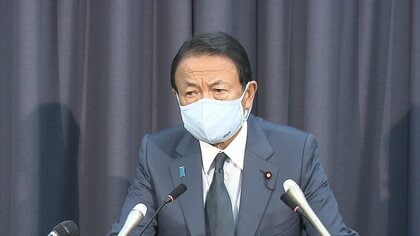 麻生財務相「政権に対する思惑でこんなに動くだろうか」日経平均3万円台 一時回復で