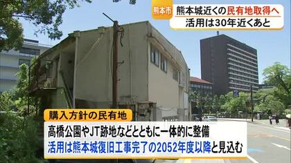 熊本市が熊本城近くの民有地を今年度取得へ【熊本】