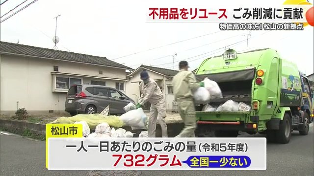 約３２トンものごみの削減につながったと試算