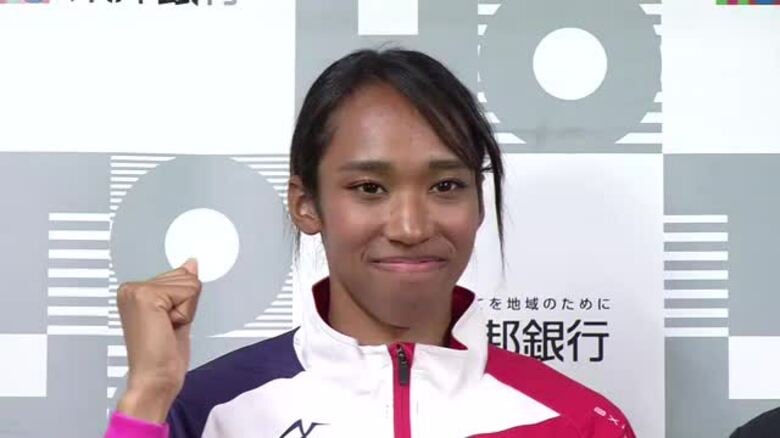 井戸アビゲイル風果選手（東邦銀行）が陸上日本選手権で2冠達成　女子100ｍと200ｍで圧巻の走り　｜FNNプライムオンライン
