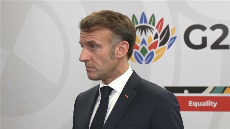 マクロン大統領　アメリカ和平案を支持「平和望まぬのはロシアだけ」｜FNNプライムオンライン