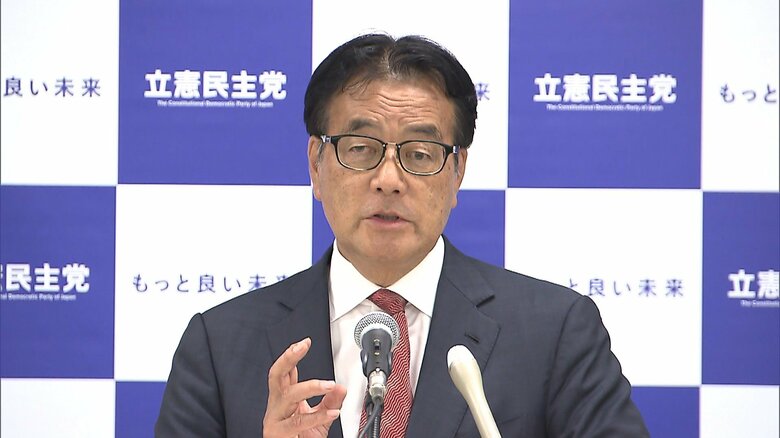 代表選で「国民民主の“これから”問われる」立憲・岡田氏　「非常に注目」｜FNNプライムオンライン