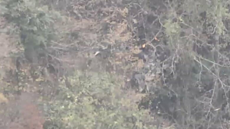 【続報】部品散らばり両翼も確認できず　3人の遺体は機外で発見　現場は緩やかな斜面　小型機墜落事故　福岡・八女市｜FNNプライムオンライン