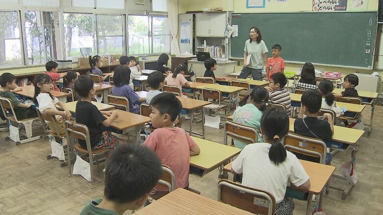 「沖縄で泳いだ」約1カ月間の夏休み終了　小学校で2学期スタート　長野県長野市｜FNNプライムオンライン