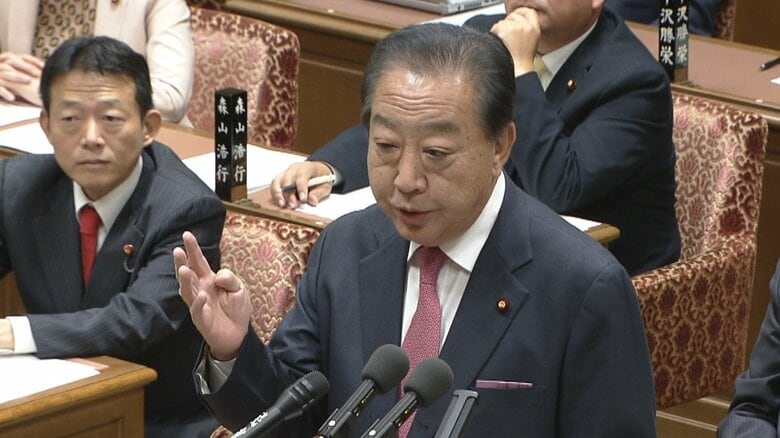 「ルパンだって三世までだ」　野田元首相が自民の“世襲問題”批判　国会｜FNNプライムオンライン