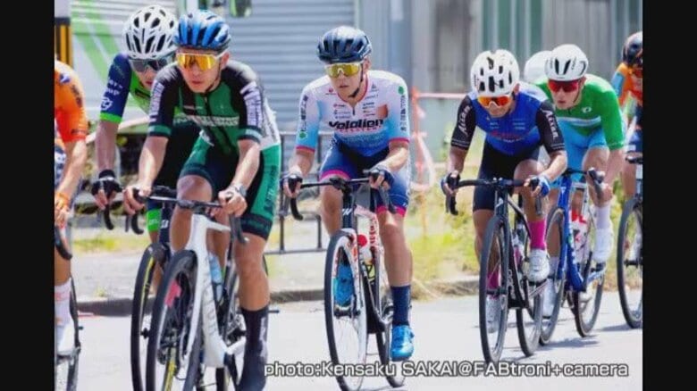 「ヴェロリアン松山」日野選手が広島のロードレースで５位入賞　持ち前のスプリント力発揮【愛媛】｜FNNプライムオンライン