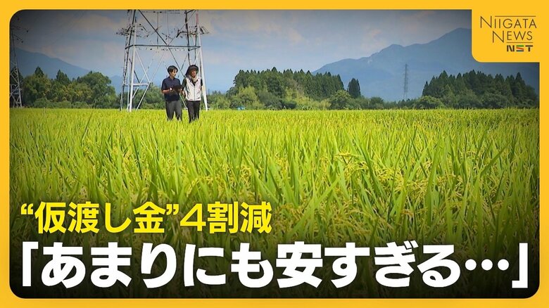 【コメ余り】「あまりにも安すぎる」民間在庫量“過去最大”で“仮渡し金”4割減　大幅下落＋資材高騰で新潟の農家が危惧「経営成り立たなくなる」｜FNNプライムオンライン