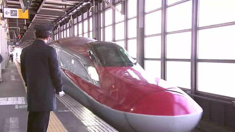 秋田新幹線、盛岡～秋田間で運転見合わせ　雪の影響か電線に木が引っかかる　運転再開の見込みたたず　岩手県｜FNNプライムオンライン