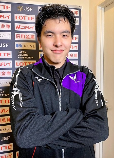 シニア男子2位の山隈太一朗