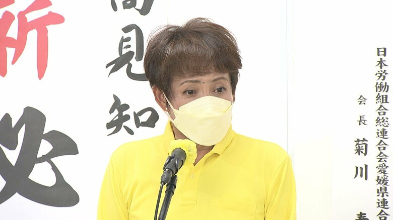 野党統一候補として選挙戦に挑んだタレントで無所属・高見知佳さんは落選