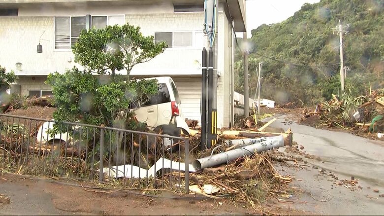 東京都八丈町 ２度の台風被害を受けた