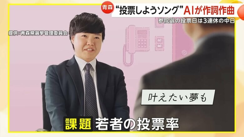 若者の投票率の低さが課題だという青森県