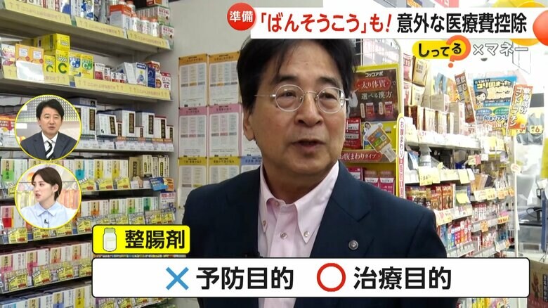 治療目的で使う場合は、控除の対象になるという整腸剤