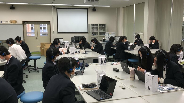学校側からオンライン英会話への依頼が入るように