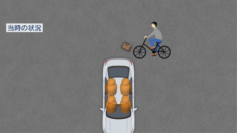 落ちていた財布を拾った男はそのまま逃走