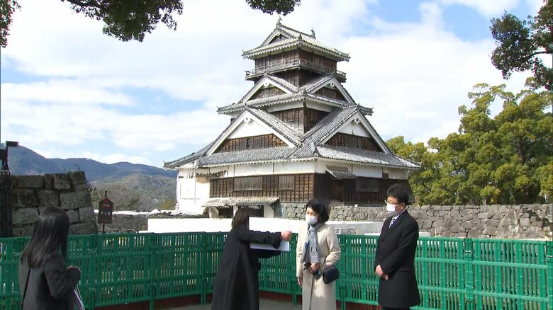 大小2つある天守閣に続き「第三の天守」とも呼ばれる「宇土櫓」