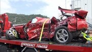 スポーツカーの2人死亡　岡山ブルーラインで反対車線はみ出し乗用車と正面衝突か　岡山・備前市
