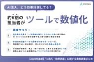 【AI流入、どう効果計測してる？】約6割の担当者が「ツールで数値化」していると回答！AI Overview表示回数平均は1,000～1万回の企業が最多に