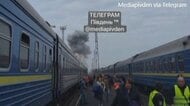 ウクライナ国境近くで旅客列車に攻撃　ロシア「軍事作戦を継続」