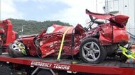 スポーツカーの2人死亡　岡山ブルーラインで反対車線はみ出し乗用車と正面衝突か　岡山・備前市