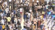 緊急事態宣言下の4連休初日 空、鉄道の人出増