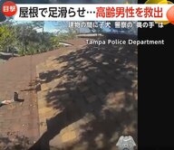 「こんなことになるなんて」屋根上で身動き取れない高齢男性、壁の隙間に落ちた子犬…相次ぐ“救出劇”の一部始終　アメリカ