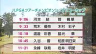 女子プロゴルフツアー最終戦「リコーカップ」初日　宮崎県勢5人出場　永峰咲希選手が首位タイの好スタート