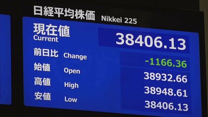 【解説】“トランプショック”で株価急落…今後日本も追加関税の対象に？賃上げの機運に悪影響の恐れも　メキシコからの輸入品関税引き上げで自動車産業など収益大幅減少か