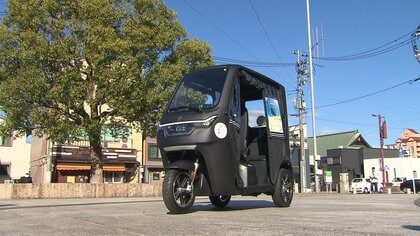 城下町の狭い道もスイスイ～「トゥクトゥク」を松江観光の足に　EV化で環境にもやさしく【島根発】