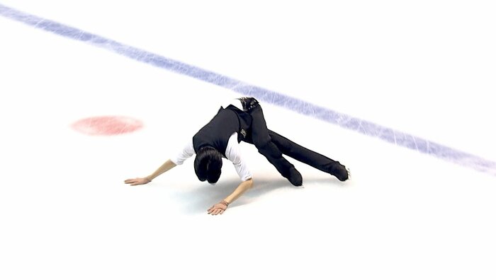 コレオシークエンスで初めて高い出来栄え点を獲得した垣内珀琉