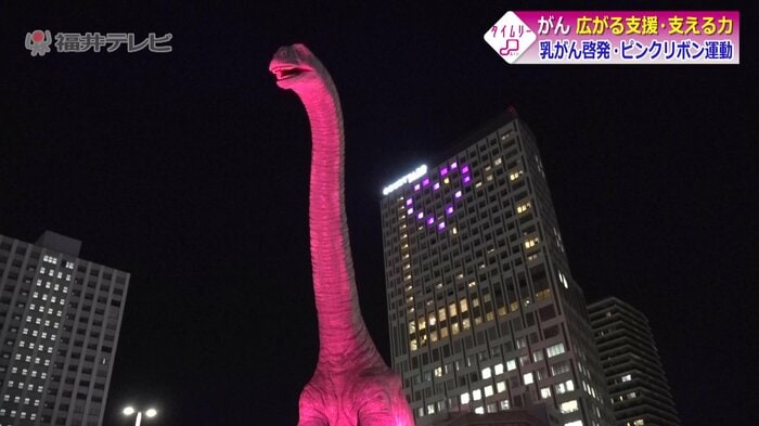 コートヤードふくいのピンクリボン活動