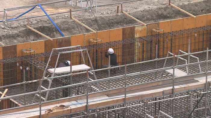 万博会場 建設の様子