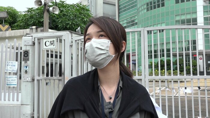 リンゴ日報の元記者 エンジェル・クワンさん(23)