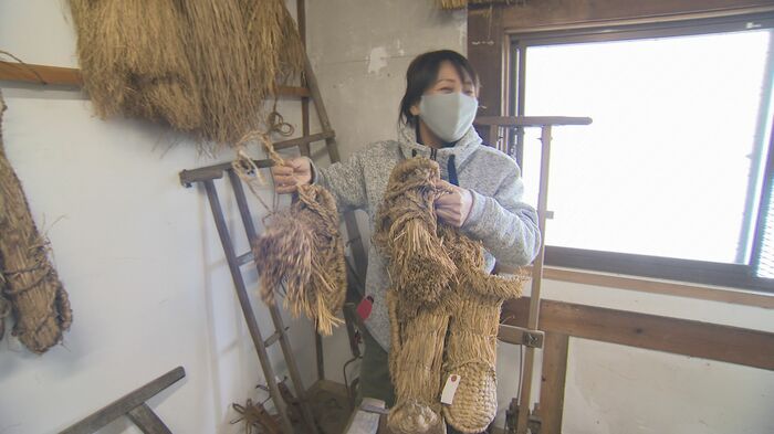 雪靴を見つけた