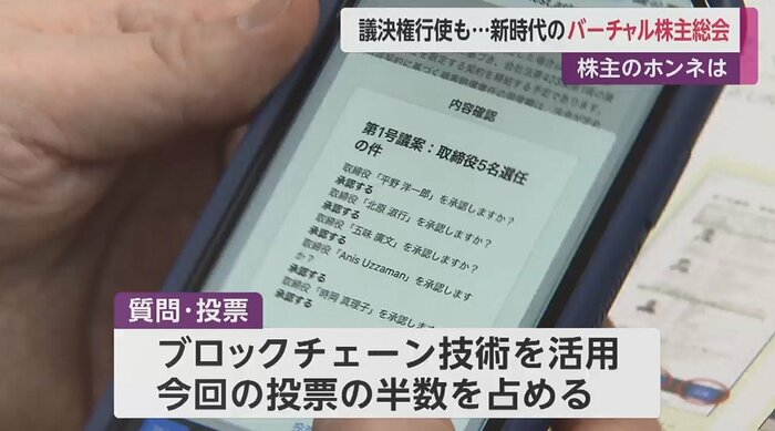 スマホで投票