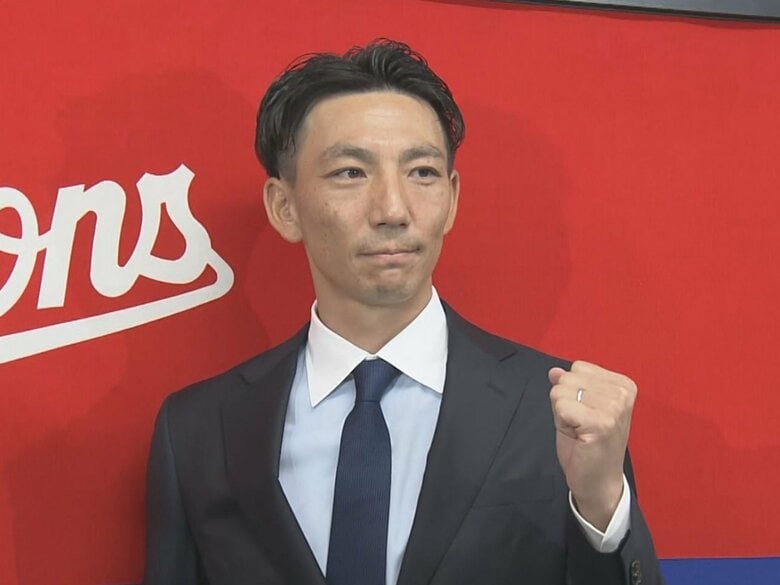 中日・嶋基宏新1軍HCが入団会見 球団創立90周年での優勝へ意気込み語る「監督の目指す野球を選手に伝えたい」|FNNプライムオンライン