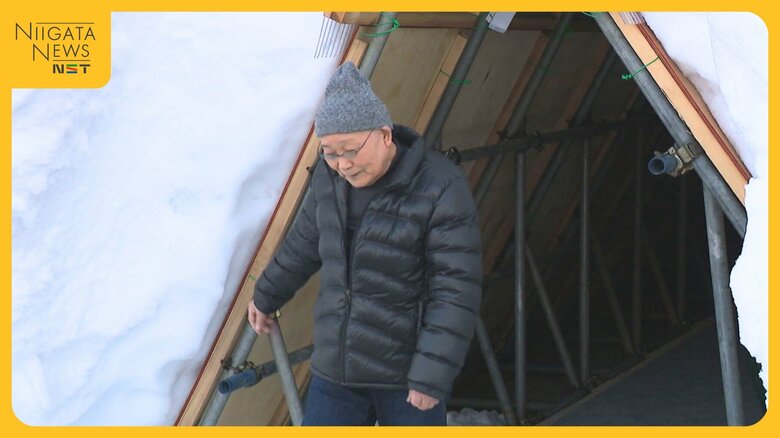 除雪作業が1時間半から5分に！？住宅の玄関と道路つなぐ“雪トンネル” 新潟・長岡市で開発進む「すごく快適」｜FNNプライムオンライン