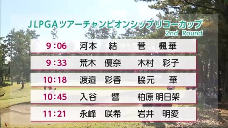 女子プロゴルフツアー最終戦「リコーカップ」初日　宮崎県勢5人出場　永峰咲希選手が首位タイの好スタート｜FNNプライムオンライン
