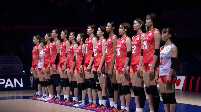 「14人全員」で開幕戦快勝 次はライバル韓国戦「ストレートで勝てるように頑張りたい」佐藤淑乃 【バレーボール アジア選手権】|FNNプライムオンライン