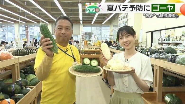 「なるべく硬いものを選んで」夏バテ撃退の救世主ゴーヤ　苦みに隠された栄養パワーとは　松山市の「太陽市」から店長がその秘密を公開！【愛媛発】｜FNNプライムオンライン