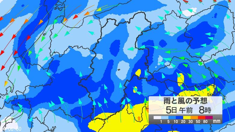 【台風情報】台風15号　関東甲信地方には5日午後に最接近の恐れ　長野県では4日昼過ぎから5日夕方にかけて大気の状態が不安定　「警報級の大雨」の可能性　長野地方気象台が発表｜FNNプライムオンライン