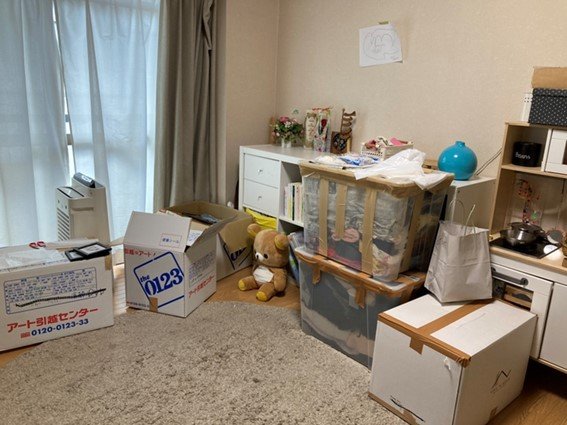 刑事裁判が終わり、松永拓也さんは自宅の片付けを始めた(12月17日取材)