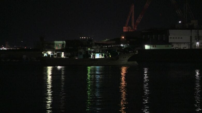 6月10日は夜遅くになって船が戻った