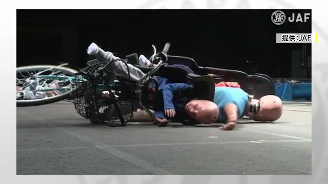 ヘルメット未着用だとどうなるか？（提供：JAF）