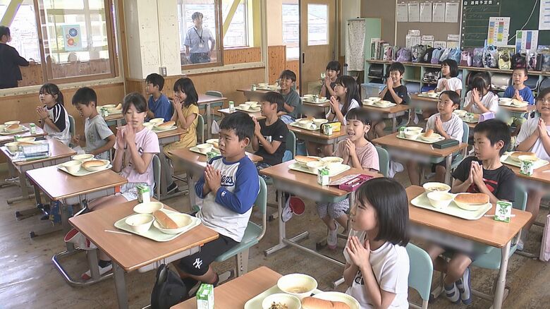 大分県玖珠町の森中央小学校