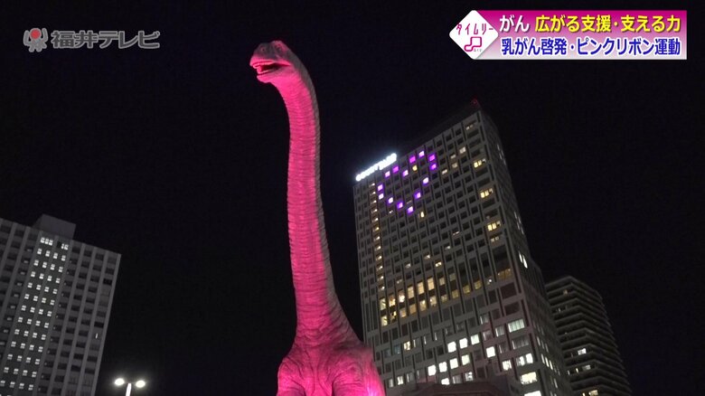 コートヤードふくいのピンクリボン活動