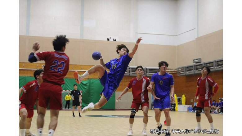 ​中央大学ハンドボール部・中島大智選手