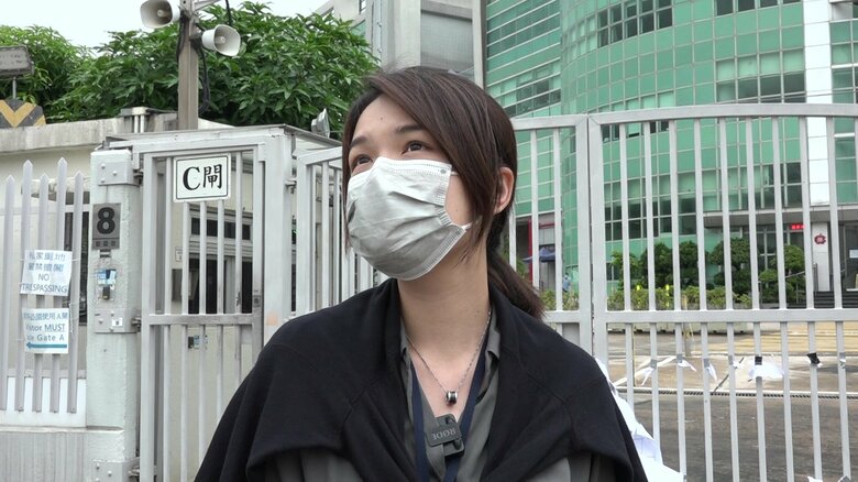 リンゴ日報の元記者 エンジェル・クワンさん（23）