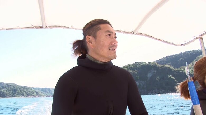 森廣さんに海を案内してもらった